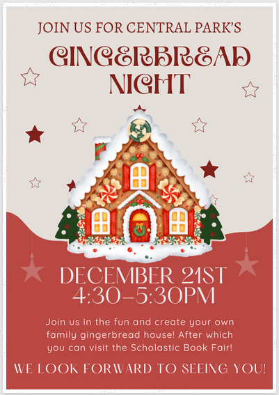  Gingerbread Family Night